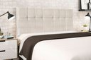 Ver imagem 1 de Cabeceira Solteiro Jbe Moveis Opala 94cm Bege Para Cama Box 88 Decoração Quarto