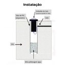Ver imagem 3 de Luminária Balizador Spot Redondo Led Smd em Pvc de 3w Luz Branco Quente de Embutir em Piso Chão Solo