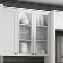 Ver imagem 1 de Armário de Cozinha 80cm Vidro 2 Portas Nova York Henn Branco