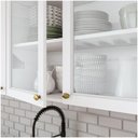 Ver imagem 2 de Armário de Cozinha 80cm Vidro 2 Portas Nova York Henn Branco