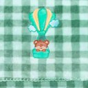 Ver imagem 2 de Manta Berço Buettner Baby Estampada Microfibra Bordado Balloon 80cmx100m Verde