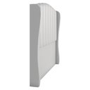 Ver imagem 4 de Cabeceira para Cama Box Solteiro 90 Cm Angel Corino Branco I02 - D'Rossi
