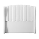 Ver imagem 3 de Cabeceira para Cama Box Solteiro 90 Cm Angel Corino Branco I02 - D'Rossi