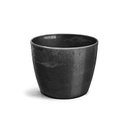Ver imagem 1 de Vaso Cachepô de Plástico Elegance REDONDO 04 Nutriplan Preto Ônix