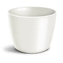 Ver imagem 1 de Vaso Cachepô Elegance de Plástico REDONDO 03 Nutriplan Branca