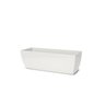 Vaso Cachepô JARDINEIRA Elegance de Plástico 01 Nutriplan Branco - 1