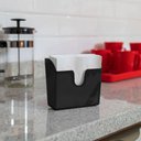Ver imagem 2 de Kit 24 Suportes Porta Guardanapo Mesa Restaurantes Bares Lancherias Uz Slim Pretos