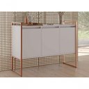 Ver imagem 4 de Armario Industrial 3 Portas Balso Conjunto 2 Peças - Branco Cobre Branco Cobre