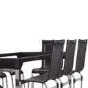 Ver imagem 2 de 6 Cadeiras Haiti e Mesa de Jantar Haiti em Alumínio para Cozinha, Jardim, Edícula - Trama Original