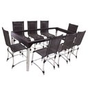 Ver imagem 1 de 6 Cadeiras Haiti e Mesa de Jantar Haiti em Alumínio para Cozinha, Jardim, Edícula - Trama Original