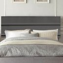 Ver imagem 1 de Painel Estofada Argentina 140cm Casal Para Cama Box Quarto Suede Cinza Escuro Grafite - Gat Magazine