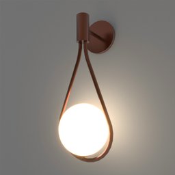 Arandela Luminária de Parede Gota Dourado Fosco Spotline - 5
