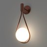 Arandela Luminária de Parede Gota Dourado Fosco Spotline - 5