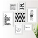 Ver imagem 1 de Kit de Quadros Decorativos 7 Peças Mar Calmo Los Quadros