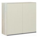 Ver imagem 1 de Armário Luciane 80cm 2 Portas Lis Legno Crema C/Kashmir
