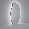 Espelho Grande Corpo Inteiro Lapidado Orgânico Decorativo 170x70cm Luxo com Led Quente/frio - 4