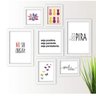 Kit de Quadros Decorativos 7 Peças Não Sou obrigada Los Quadros - 1
