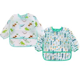 Babador Manga Longa Blw Kit 2unds - Dino e Cactos Baby - 3