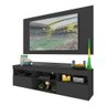 Rack com Painel TV 65" Holanda Multimóveis BR3059 Preto - 2