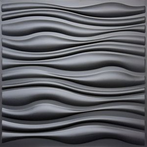 Kit 10 Placas 3d 50x50cm Revestimento de Parede