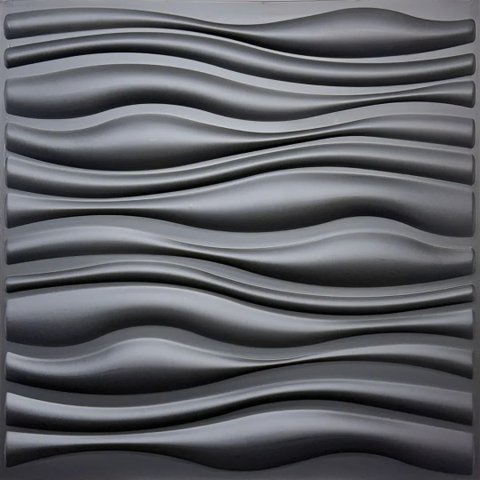 Kit 10 Placas 3d 50x50cm Revestimento de Parede