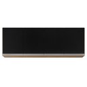 Ver imagem 1 de Armário Aéreo 160cm 4 Portas Nevada Castanho/Preto - Lumil Móveis