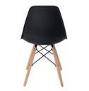 Ver imagem 7 de Kit 5 Cadeiras Pretas Eiffel Charles Eames Dkr – Base de Madeira – Sala de Jantar, Cozinha, Escritór