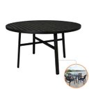 Ver imagem 2 de Mesa de Alumínio Redonda 1,30m com Furo para Guarda Sol