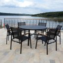 Ver imagem 4 de Mesa de Alumínio Redonda 1,30m com Furo para Guarda Sol