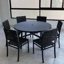Ver imagem 3 de Mesa de Alumínio Redonda 1,30m com Furo para Guarda Sol