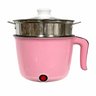 Mini Panela Elétrica Multifuncional 1.8l Inox Vapor 110v Rosa - 1