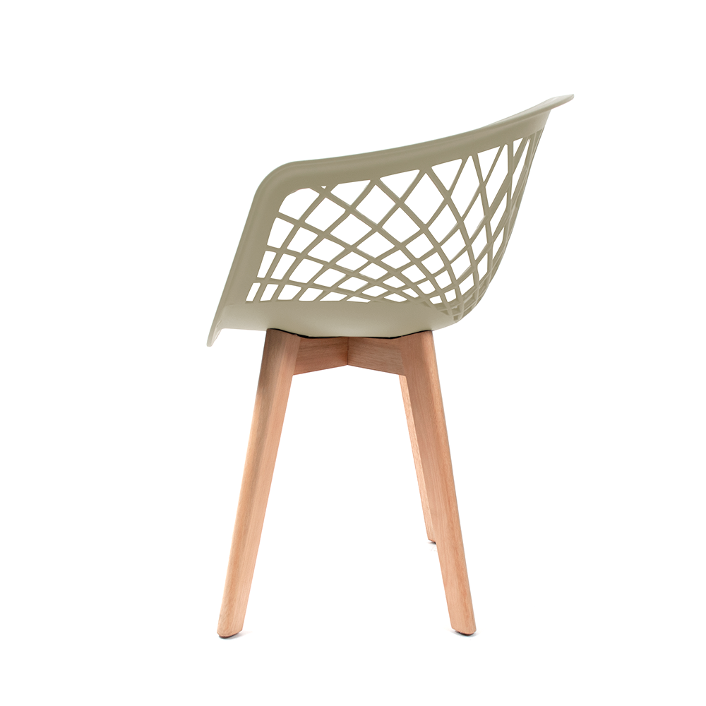 Cadeira Eames Design Wood Web Fendi - 3