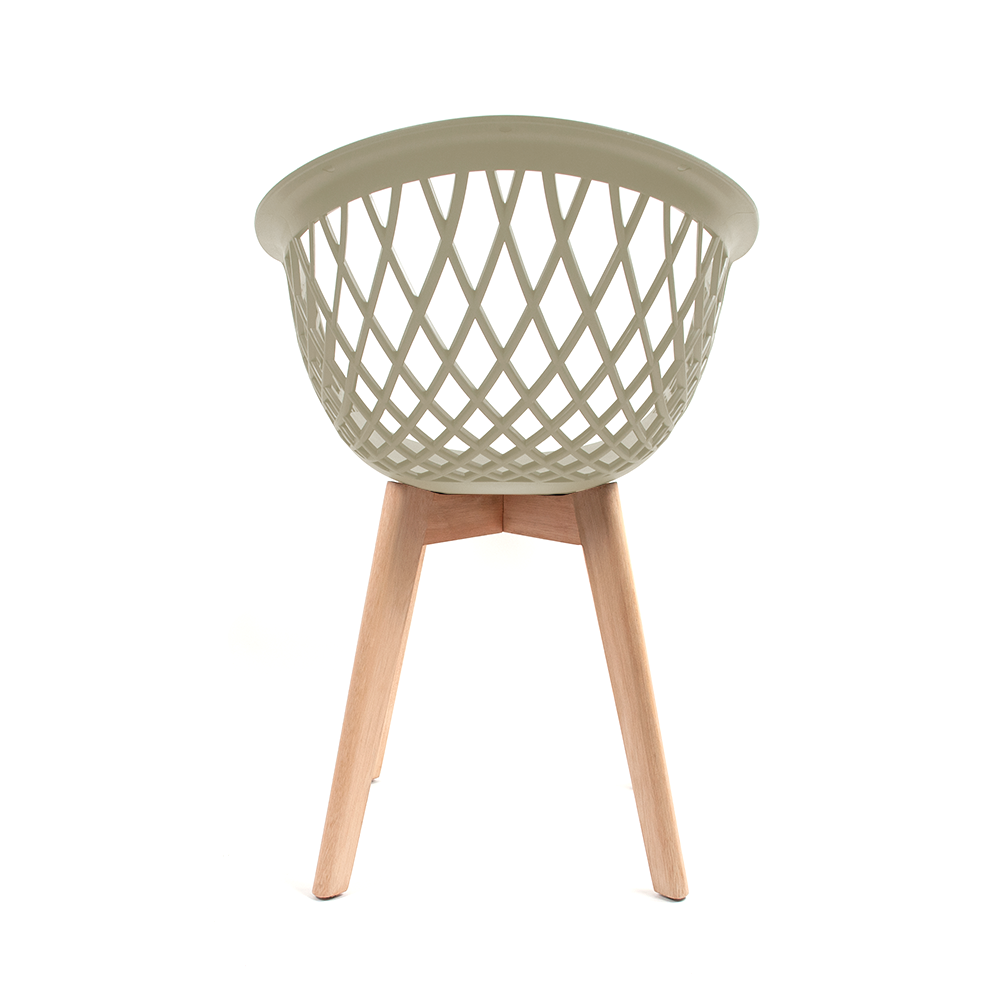 Cadeira Eames Design Wood Web Fendi - 4