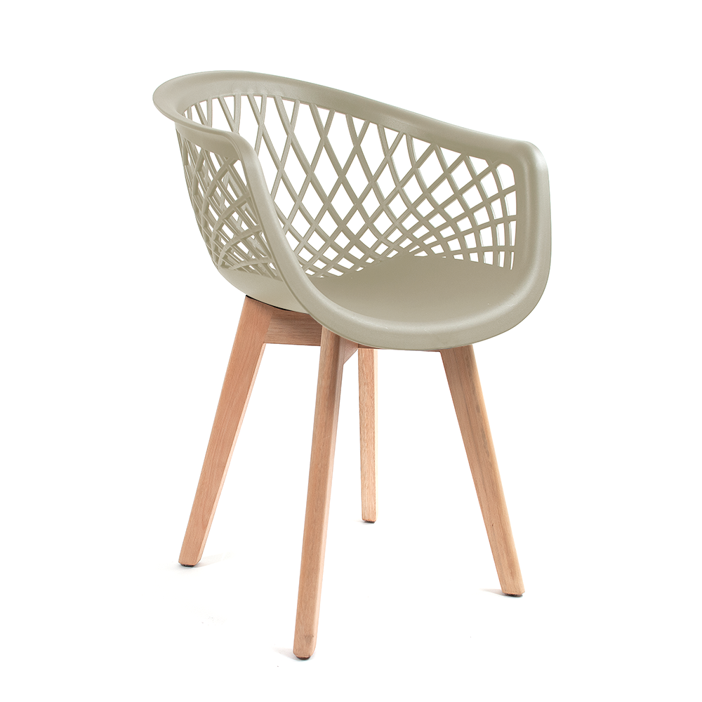 Cadeira Eames Design Wood Web Fendi - 1