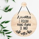 Ver imagem 3 de Flâmula a Cozinha É Pequena 30cmx30cm - Cria Arte Laser Preto