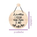 Ver imagem 2 de Flâmula a Cozinha É Pequena 30cmx30cm - Cria Arte Laser Preto