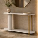 Ver imagem 4 de Aparador para Sala de Estar Orgânico Industrial 135cm Épic L05 Off White - Lyam Decor