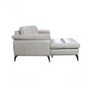 Ver imagem 5 de Sofá de Couro Asti 2 Lugares com Chaise Esquerda Avelã - Mempra Design
