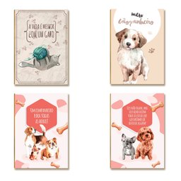 Kit 10 Placas Mdf Pets Parede Criativa para Ambientes Dc14 - 5