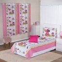 Ver imagem 3 de Colcha Cobre Leito Infantil Stitch Rosa Solteiro + Capa de Almofada
