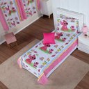 Ver imagem 1 de Colcha Cobre Leito Infantil Stitch Rosa Solteiro + Capa de Almofada