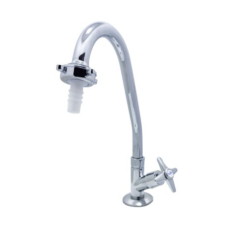 Torneira Pia Cozinha Bica Móvel com Bico Mesa Bancada Cromado Metal Luxo