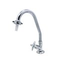 Ver imagem 2 de Torneira Pia Cozinha Bica Móvel com Bico Mesa Bancada Cromado Metal Luxo