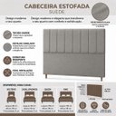 Ver imagem 7 de Cabeceira para Cama Casal King Estofada 1,93 ,Mts Mel Vilajo: Suede Camurça