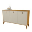 Ver imagem 6 de Buffet Aparador 136cm Yara Tauari/off White - Sallar Home