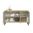 Ver imagem 5 de Buffet Aparador 136cm Yara Tauari/off White - Sallar Home