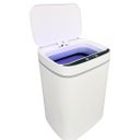 Ver imagem 1 de Lixeira Inteligente Automática Branca com Sensor e Led 13l