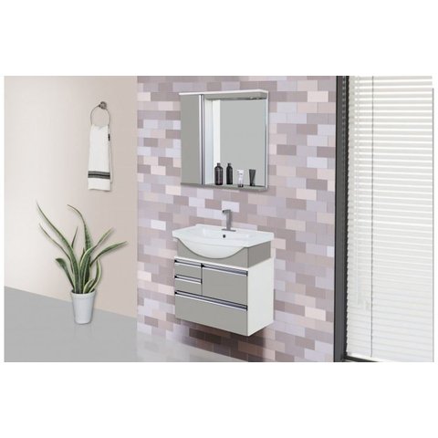 Kit Firenze Susp 63,5cm (gabinete/pia/espelheira) Gi