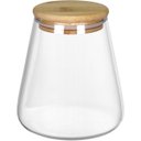 Ver imagem 1 de Pote Hermético de Borossilicato 750ml Transparente 12x8x8cm Mantimentos Cozinha