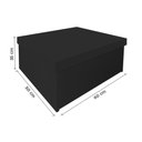 Ver imagem 4 de Sapateira Box Baú Caixa Organizadora Para Sapatos Preto Laca